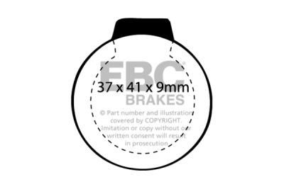 EBC Yellowstuff | brzdové destičky přední  DP42460R