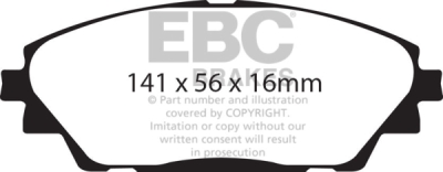 EBC sada brzd PD40K | destičky Ultimax & kotouče Standard PD40K2740