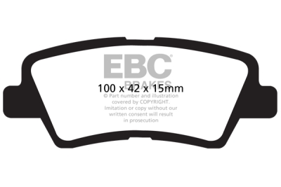 EBC sada brzd PD40K | destičky Ultimax & kotouče Standard PD40K2750