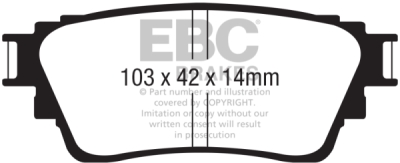 EBC sada brzd PD40K | destičky Ultimax & kotouče Standard PD40K2808