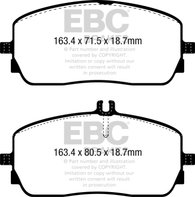 EBC sada brzd PD40K | destičky Ultimax & kotouče Standard PD40K2792