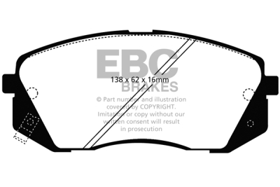 EBC sada brzd PD40K | destičky Ultimax & kotouče Standard PD40K2679