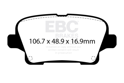 EBC sada brzd PD40K | destičky Ultimax & kotouče Standard PD40K2819
