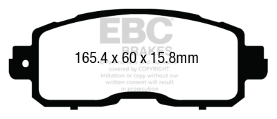 EBC sada brzd PD40K | destičky Ultimax & kotouče Standard PD40K2818