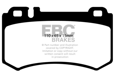 EBC Ultimax | brzdové destičky zadní DP1490