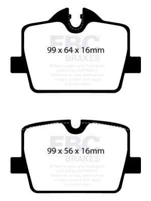 EBC sada brzd PD40K | destičky Ultimax & kotouče Standard PD40K2766