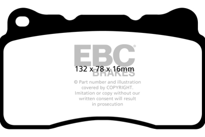 EBC sada brzd PD05KF | destičky Orangestuff & kotouče Standard přední PD05KF1263