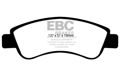 EBC sada brzd PD40K | destičky Ultimax & kotouče Standard PD40K2654