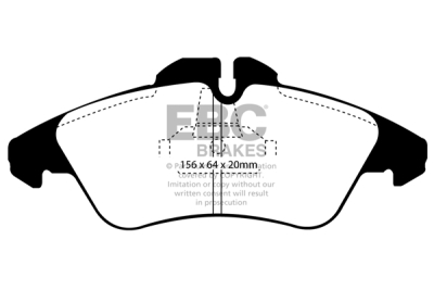 EBC sada brzd PD40K | destičky Ultimax & kotouče Standard PD40K2645
