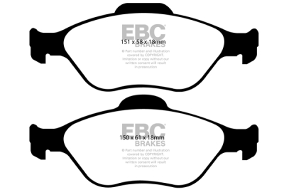 EBC Yellowstuff | brzdové destičky přední  DP4197/2R