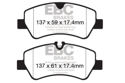 EBC Bluestuff NDX | brzdové destičky zadní DP52152NDX