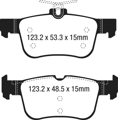 EBC sada brzd PD40K | destičky Ultimax & kotouče Standard PD40K2782