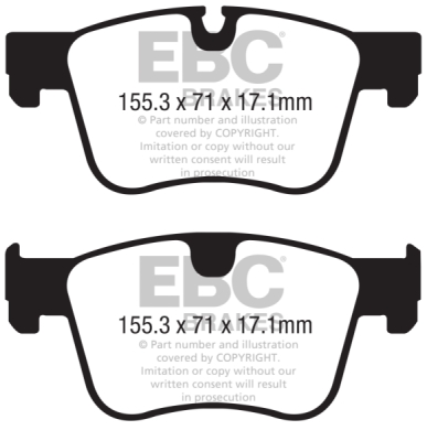 EBC sada brzd PD40K | destičky Ultimax & kotouče Standard PD40K2779