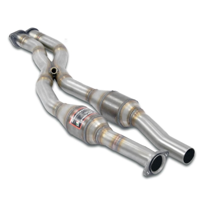 Front X-Pipe + Metallic catalytic right - left Supersprint 783932