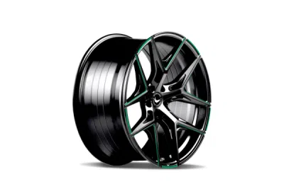 Barracuda RAZZER Flash GREEN  Puresports gefräst 10,5×22" 5×112 ET 19