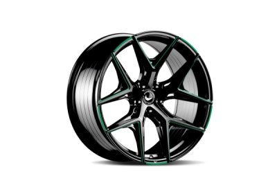 Barracuda RAZZER Flash GREEN  Puresports gefräst 9,5×21" 5×112 ET 25