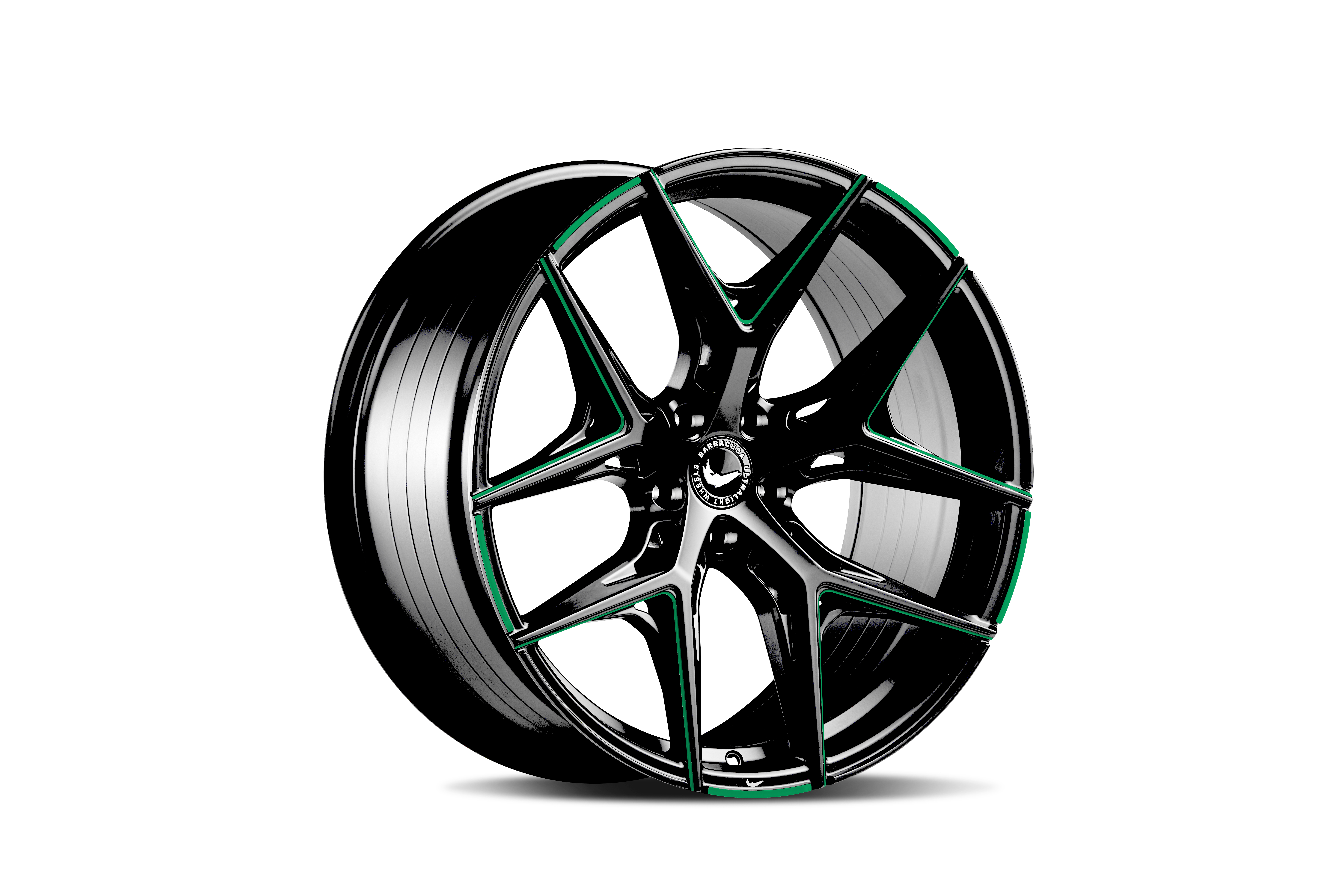 Barracuda RAZZER Flash GREEN  Puresports gefräst 10,5×21" 5×112 ET 15