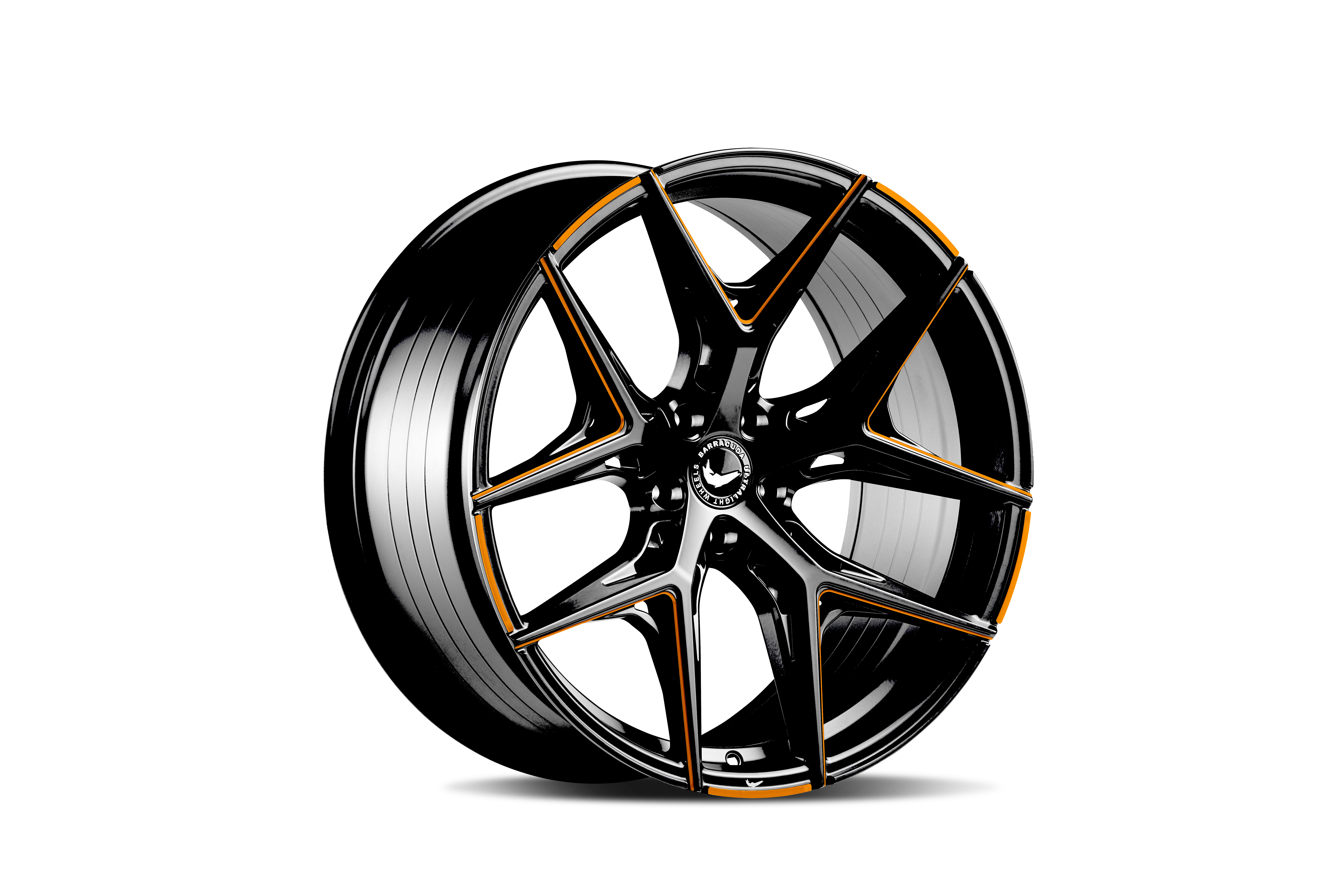 Barracuda RAZZER Flash ORANGE Puresports gefräst 9,5×21" 5×112 ET 35