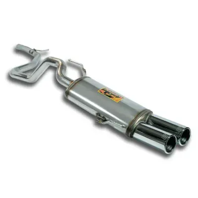 Zadní díl výfuku ∅76 mm + spojovací trubka – Inox 409 Supersprint 756006