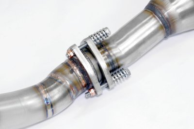 Levý downpipe s metalickým katalyzátorem Supersprint 762041