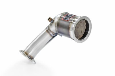 Downpipe s kovovým katalyzátorem – pravá – pro vozy s levostranným i pravostranným řízením Supersprint 777921