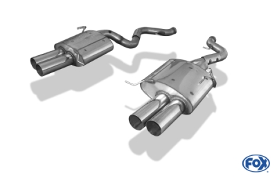 FOX sports exhaust suitable for BMW E90 M3 Limousime final s