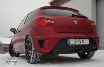 FOX Nerezový výfuk | Zadní tlumič - Seat Ibiza (6J), 1.4 Tsi Cupra, 2008-0, SE023051-001