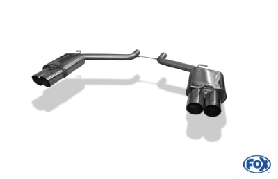 Dodge Challenger final silencer right/left - 2x100 type 25 r