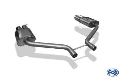 Dodge Challenger final silencer right/left - 2x100 type 25 r