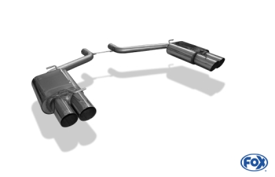 Dodge Challenger final silencer right/left - 2x100 type 25 r