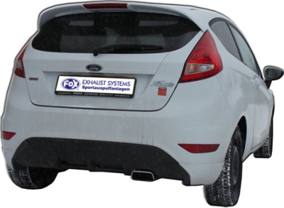 FOX Nerezový výfuk | Zadní tlumič - Ford Fiesta VI , 1.6 TI, 2008-0, FO013001-671
