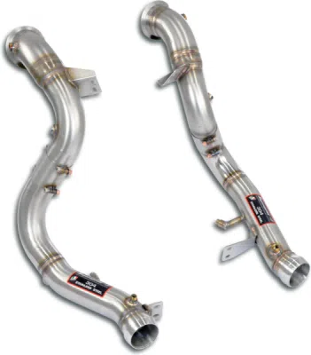 Downpipe kit Right + LeftDeletes the primary and the secondary catalytics Supersprint 724631