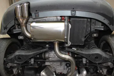 FOX Nerezový výfuk | Zadní tlumič - Audi A3 (8P), 3.2 V6, 2003-2014, AU051147-152