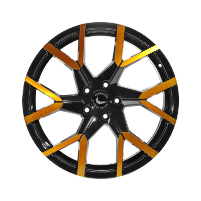 Barracuda TZUNAMEE EVO černá lesklá / zářivá zlatá 9×20" 5×112 ET 35