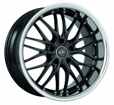 Barracuda VOLTEC T6 černá lesklá / nerezový lem 8×17" 5×112 ET 45