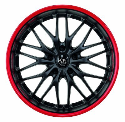 Barracuda VOLTEC T6 Puresports černá matná / červený lem 8×17" 5×100 ET 30