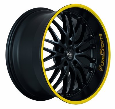 Barracuda VOLTEC T6 Puresports černá matná / žlutý lem 8×19" 5×114,3 ET 40