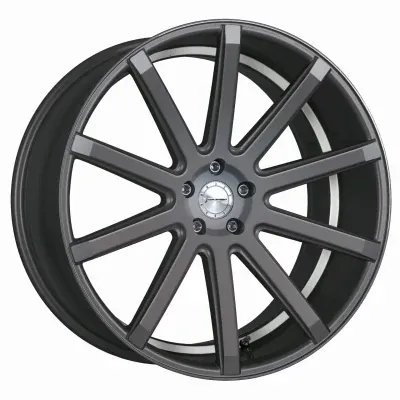 Corspeed DEVILLE Gunmetal šedá / bílý lem 10,5×20" 5×112 ET 15