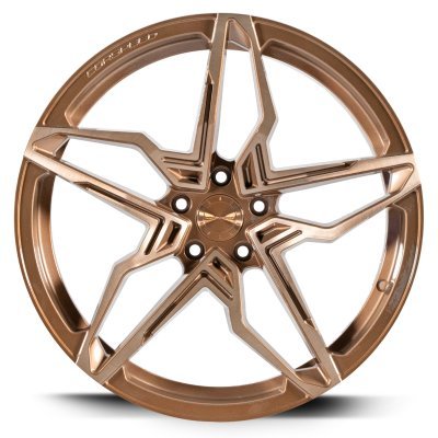 Corspeed KHARMA lesklý bronzový broušený povrch 10×20" 5×112 ET 35