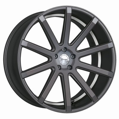 Corspeed DEVILLE Gunmetal šedá / bílý lem 9×21" 5×112 ET 35
