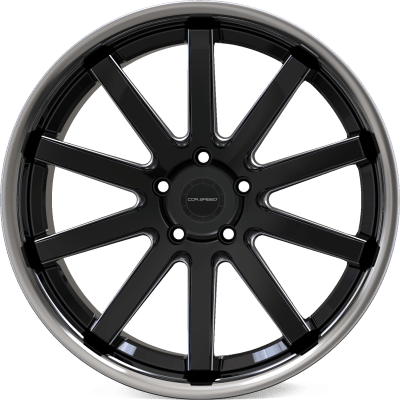 Corspeed DEVILLE Inox černá lesklá / leštěná nerez 10×20" 5×112 ET 32