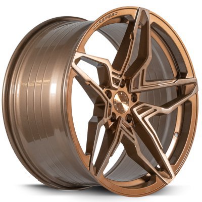 Corspeed Kharma lesklý bronzový broušený povrch 8,5×19" 5×108 ET 40