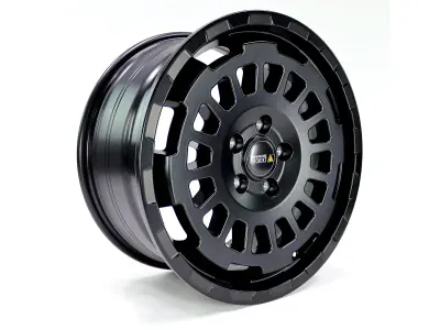 TWIN-MONOTUBE-PROJEKT AT1 ČERNÁ MATNÁ, MONOBLOK 8×17" 5×120 (VW T5, T6 / T6.1, AMAROK)
