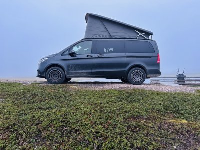 Twin-Monotube-Projekt AT1 černá matná, ochranný prstenec 8×17" 5×112 (Mercedes V-Class W447)