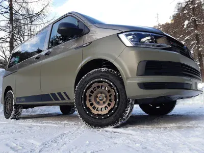Twin-Monotube-Projekt AT1 bronzová, ochranný prstenec 8×17" 5×120 (VW T5, T6 / T6.1, AMAROK)