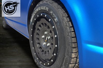 TWIN-MONOTUBE-PROJEKT AT1 ŠEDÁ, OCHRANNÝ PRSTENEC 8×17" 5×120 (VW T5, T6 / T6.1, AMAROK)