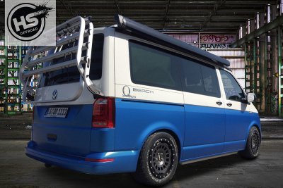 TWIN-MONOTUBE-PROJEKT AT1 ŠEDÁ, OCHRANNÝ PRSTENEC 8×17" 5×120 (VW T5, T6 / T6.1, AMAROK)