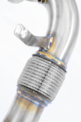 Turbo downpipe kit, pravá-levá (nahrazuje první a druhý katalyzátor) (třetí katalyzátor zůstává zachován) Supersprint 528111