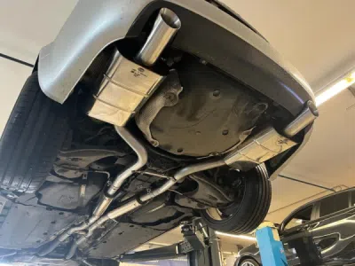 FOX Nerezový výfuk | Zadní tlumič - Audi A4 (B6), S4, 2001-2009, AU061143-273
