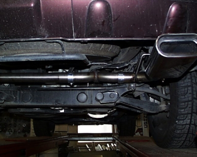 FOX Nerezový výfuk | Zadní tlumič - Mercedes-Benz M-Class (W163), ML430, 1997-2005, MB060013-593